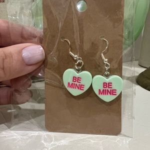 Be Mine Conversation Valentine Earrings